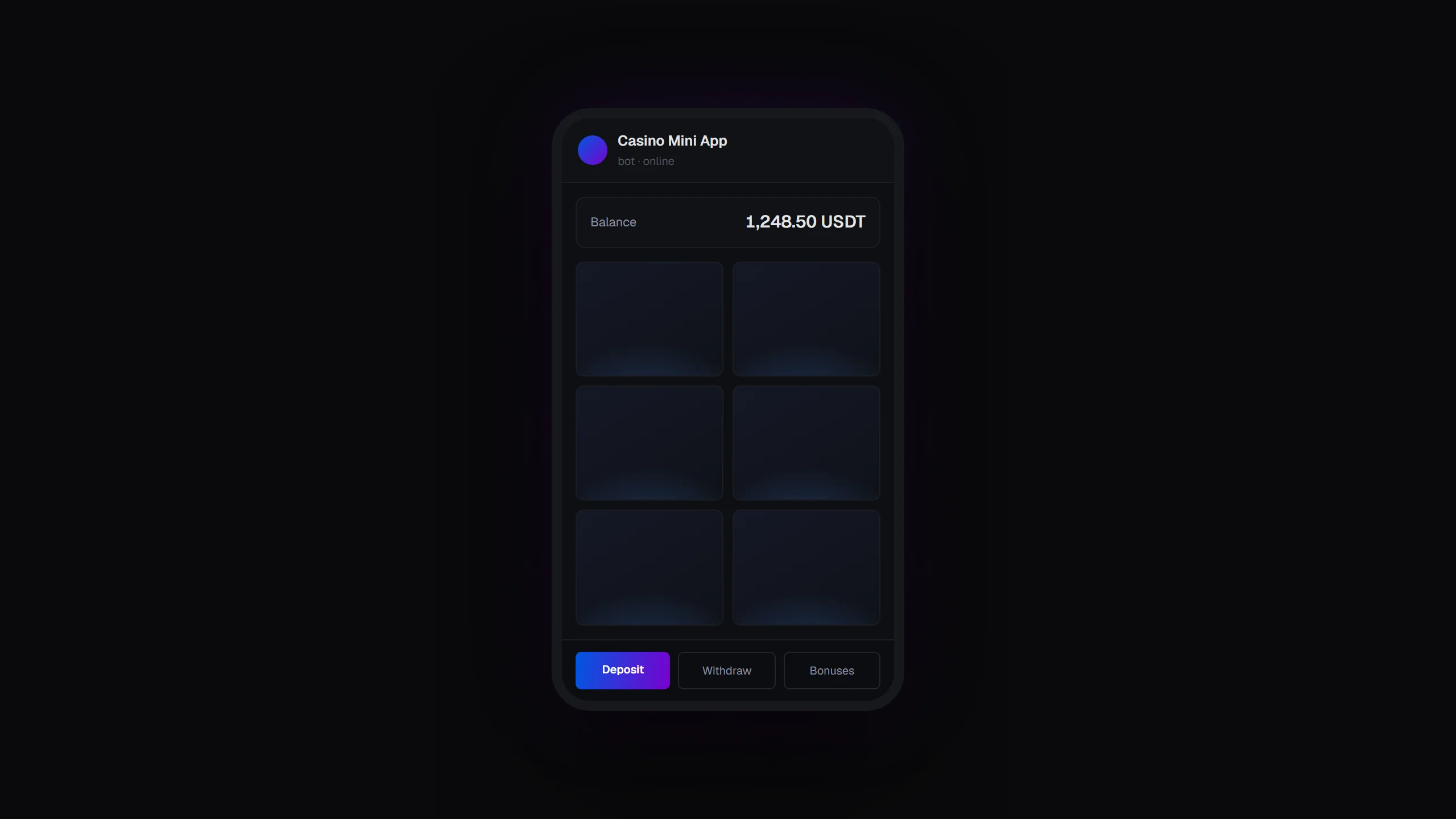 iGamingB2B — Cassino Telegram com Mini App e bot para operadores